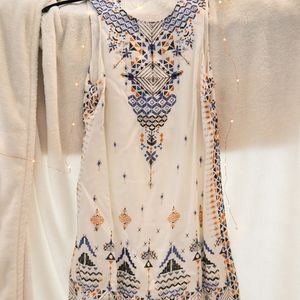 Urban Outfitters White Ecote Shift Dress